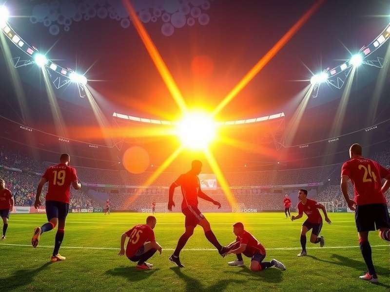 Vibrant crowd celebrating at a World Cup fan zone in Los Angeles, California