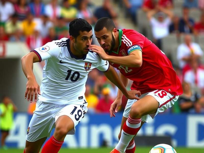 Portugal national football team tactical huddle during a World Cup game