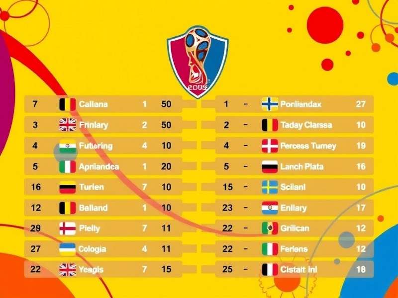 FIFA Club World Cup 2025 Schedule Visual Fixture Board