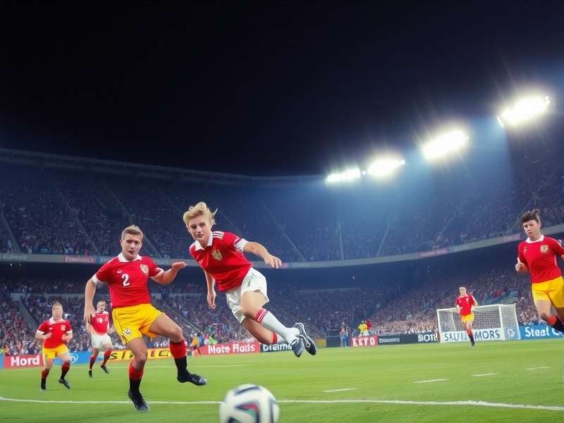 Historic aerial view of the Cotton Bowl stadium in Dallas during a major event