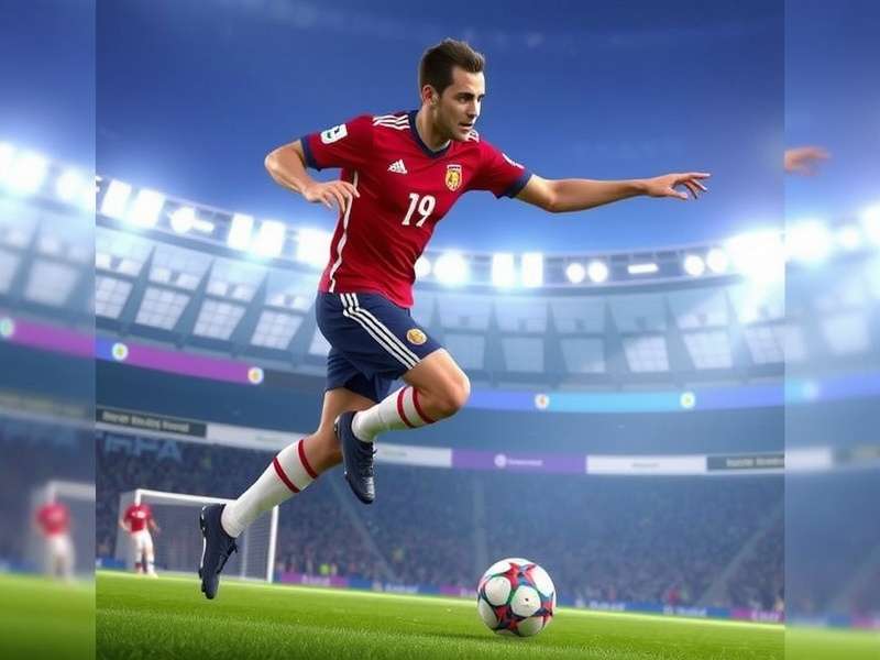 Crowd watching a Fifa World Cup match on a large screen in India