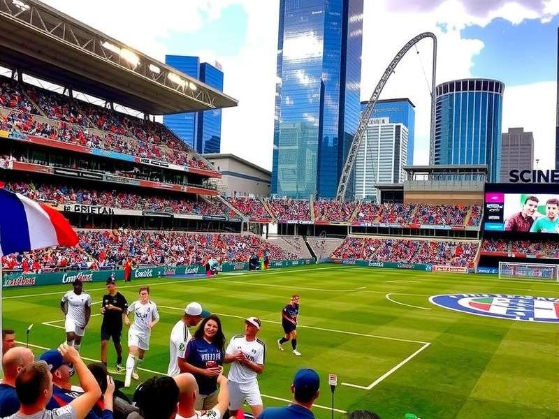 AT&T Stadium in Arlington, Texas, home to Dallas's 2026 World Cup matches