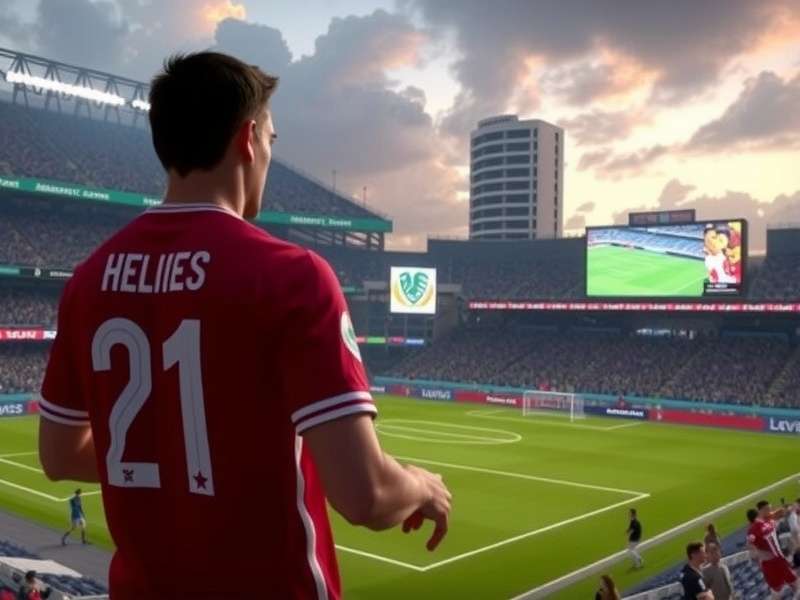 Hard Rock Stadium in Miami filled with football fans during a major match