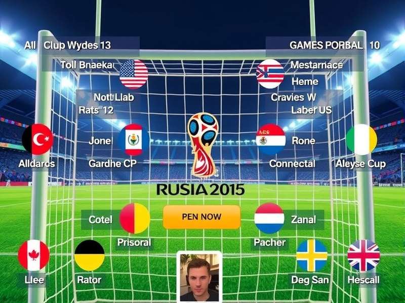 Dynamic crowd and players during a intense club football match