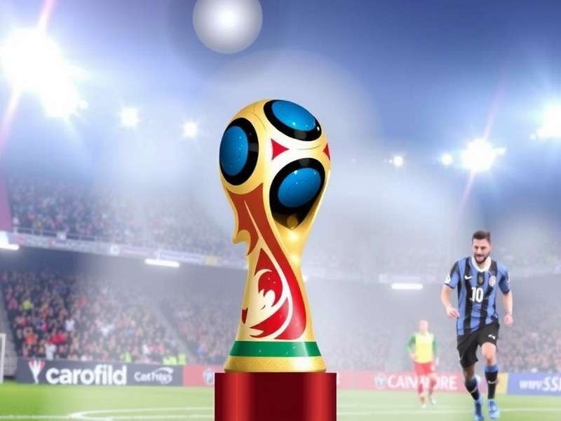 Arrowhead Stadium in Kansas City prepared for a FIFA World Cup match