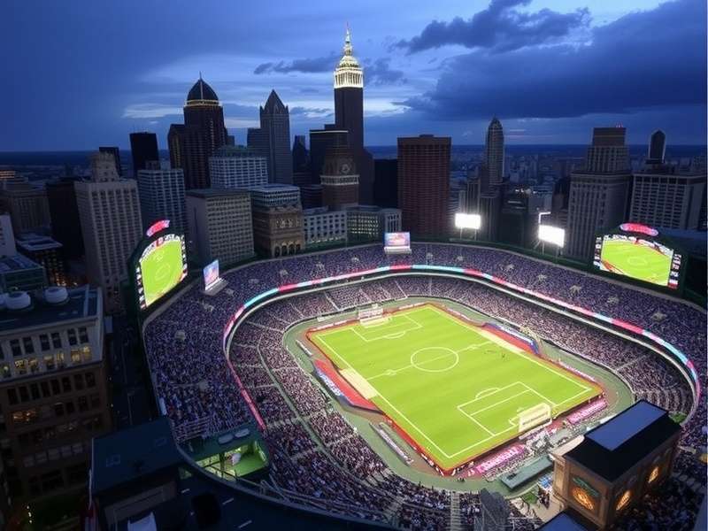 Lincoln Financial Field aerial view during an event