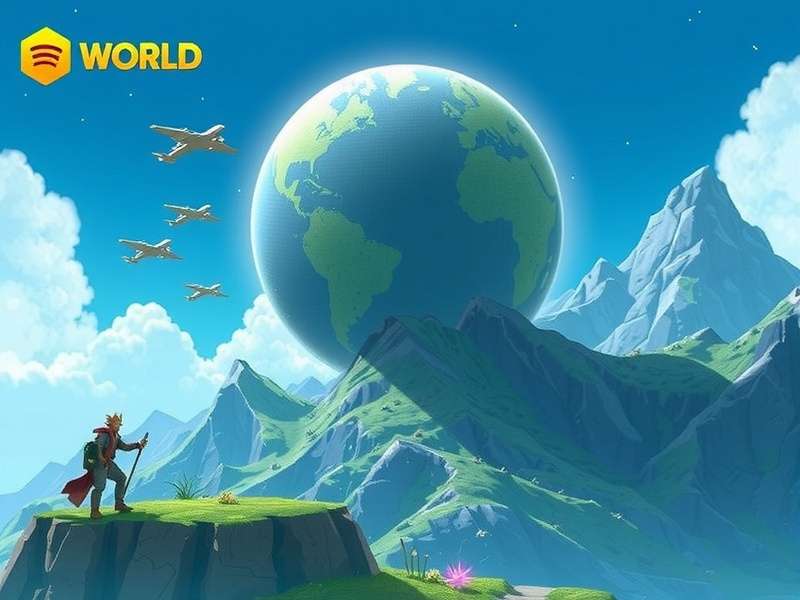 FIFA World Cup Trophy shining on a global map backdrop