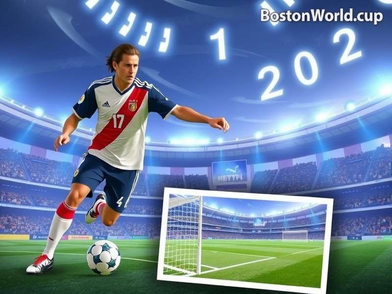 Celebrating soccer fans in Boston during a World Cup match