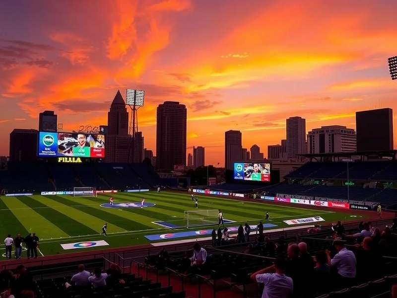 Diverse Los Angeles community celebrating football in local park