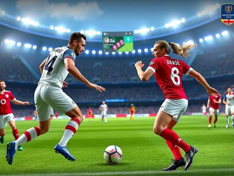 England national football team celebrating a goal in a World Cup match