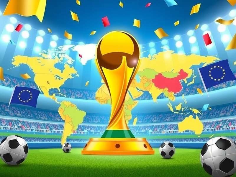 Map of FIFA World Cup host nations from 1930 to 2026