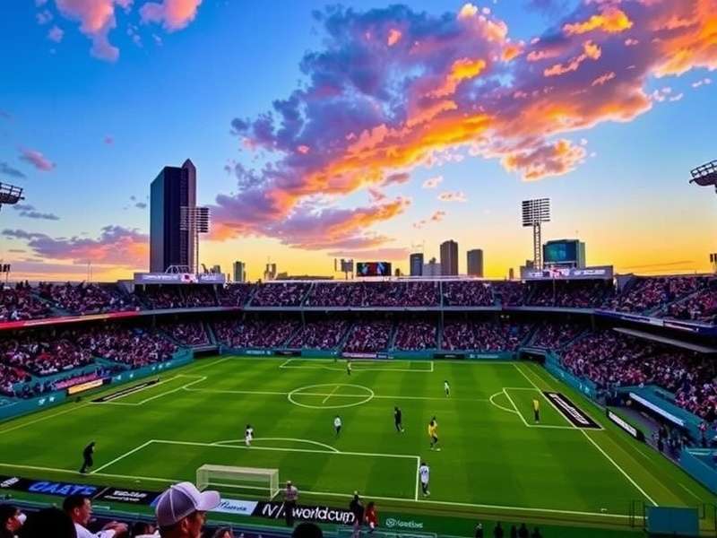AT&T Stadium in Arlington, Dallas, prepared for FIFA World Cup 2026 matches