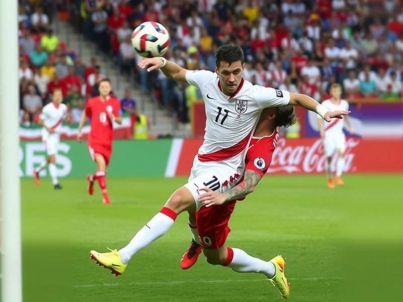 England national football team celebrating a historic World Cup goal at Wembley Stadium