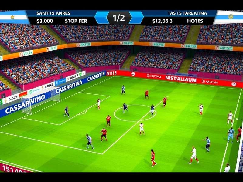 Argentina national football team celebrating World Cup victory with the trophy