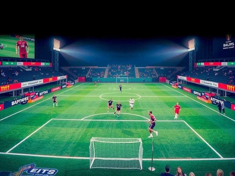 World Cup Games In Dallas Tx — AT&T Stadium illuminated at night with football fans
