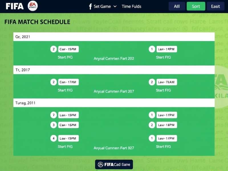 Fifa Match Schedule 2026 — Complete World Cup fixture list and venue map